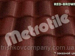 Композитная черепица Metrotile Roman (роман) Red-brown