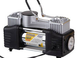 Компрессор автомобильный (электронасос для шин) Вулкан (на клеммах) КА-В12122