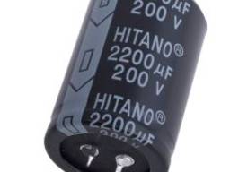 Конденсатор 2200uF 200V EHU 35x50mm (EHU222M2DBA-Hitano)
