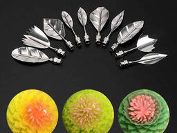 Кондитерский шприц 20 мл для декорирования 3D желе с 10 насадками