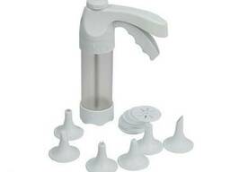 Кондитерский шприц с насадками для выпечки Cake Master