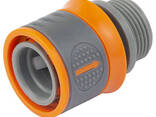 Коннектор ½" быстросъёмный на кран н/р ¾" (ABS+TPR) Flora (5015574) - фото 2