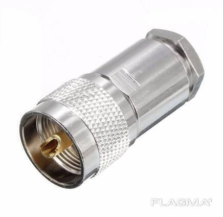 Коннектор штекер, разъем UHF Male PL 259 для RG8, LMR400, RG213, RG214, RG-8