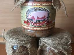 Консерви м’ясні та м’ясорослинні