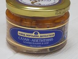 Консервы в стекле, линейка пресноводных.