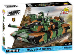 Конструктор Cobi Танк M1A2 SEP v3 Абрамс, 1017 деталей, Збірна модель, Іграшки