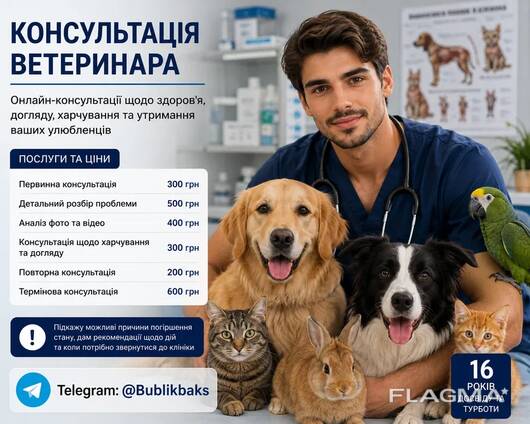 Консультація ветеринара ( Онлайн )