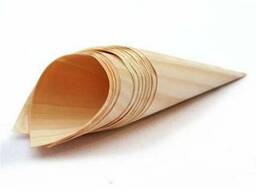 Конус бамбуковий для подачі закусок висота 18см = 50шт / уп. ; висота12см = 100 шт / упак