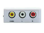 Конвертер HDMI на RCA (AV) CVBS адаптер видео с аудио 1080P HDV-610 AV-001 (4273) White - фото 3