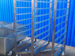 Коптильная тележка (рама) тип Z для копчения рыбы