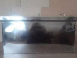 Коптильня горячего копчения средняя (нержавейка) и 2 кг щепы