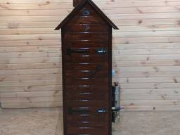 Коптильня гарячого і холодного копчення з конвекцією на 30 кг (250л)