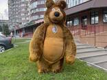 Коричневий костюм ведмедя надувний 4 години роботи