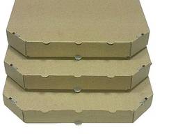 Коробка для пиццы 330х330х38 бурая