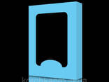 Голубая картонная упаковка 375х275х70 мм, Modern blue