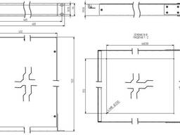 Корпус металлический MiBox Rack 1U, модель MB-1520SP (Ш483(432) Г522 В44) черный