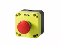 Корпус поста 1 кнопка c грибком. Италия