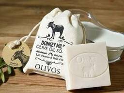 Косметическое мыло на основе ослиного, козьего молока