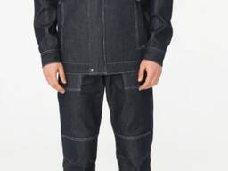 Костюм робочий STUGA «ВЕКТОР ДЖИНС» (напівкомбінезон з курткою) синій
