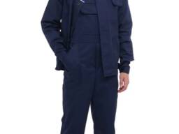Костюм робочий темно-синій МАЙСТЕР напівкомбінезон куртка