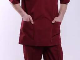 Заказать костюмы мясника бордовые, пекарские костюмы цветные, медицинские костюмы цветные