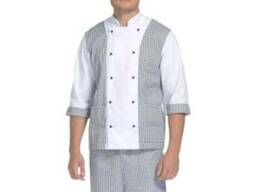Костюм поварской, куртка, брюки, колпак, мужской, женский