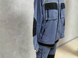 Костюм рабочий демисезонный Work куртка брюки ткань саржа 100% цвет серый - фото 2