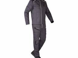 Костюм рабочий куртка и брюки Оптима в серого цвета
