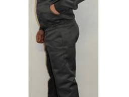 Костюм рабочий мужской модельный, серый