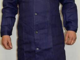 Халат прямого кроя универсальный