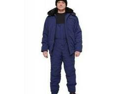 Теплый, зимний, рабочий костюм, куртка с полукомбинезоном