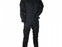 Костюм тактический полиции рип-стоп с тефлоновой пропиткой Camo-tec черный