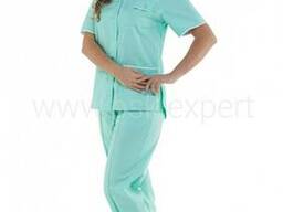 Костюм медицинский, цвет мятный, спецодежда медицинская