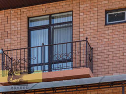 Ковані перила, кований балкон, художнє кування