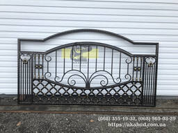Кованный забор, забор с ковкой