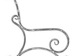 Кованое основание лавки без подлокотника