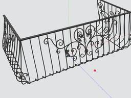 Кованые элементы. Онлайн 3D конструктор. Услуги дизайнера.