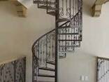Кованые лестницы. Лестницы из метала. Металлические лестницы. - фото 1