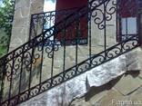 Кованые заборы, ворота, решетки, лестницы, козырьки, навесы. - фото 1