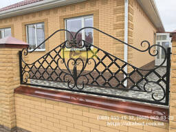 Ковка, забор, художественная ковка, кованый забор