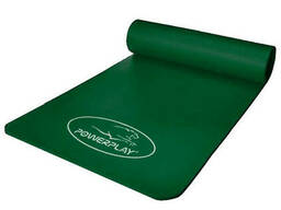 Коврик для йоги и фитнеса PowerPlay 4151 NBR 183*61*1.5 см Зеленый
