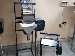 Ковшивой весовой дозатор для точного веса. Фасовочная машина. Чай, кофе, цикорий.