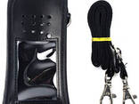 Кожаный чехол с ремешком Retevis J9110H для раций Retevis RT3/ RT3S/ TYT MD-380 Черный. .. - photo 2