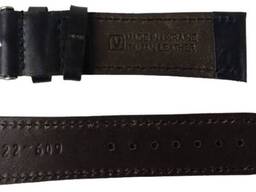 Кожаный ремешок для часов Mykhail Ikhtyar, Украина ширина 22 мм черный