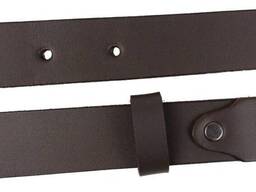 Кожаный женский ремень Skipper темно-коричневый, ширина 3 см