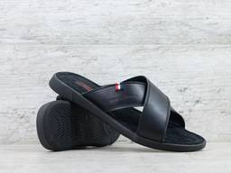 Кожаные шлёпанцы Tommy Hilfiger