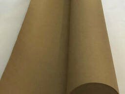 Крафт папір пакувальний рулон 84 см*80 метрів, пл. 70 г/м2, коричневий обгортковий. ..