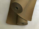 Крафт папір пакувальний рулон 84 см*80 метрів, пл. 70 г/м2, коричневий обгортковий. .. - фото 4