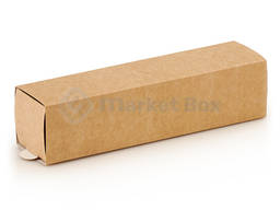 Крафтовая упаковка для суши 210х50х50мм. с окошком