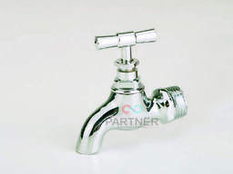 Кран 1/2 самовар (садовый)хромированный 3213 Valve J. G.